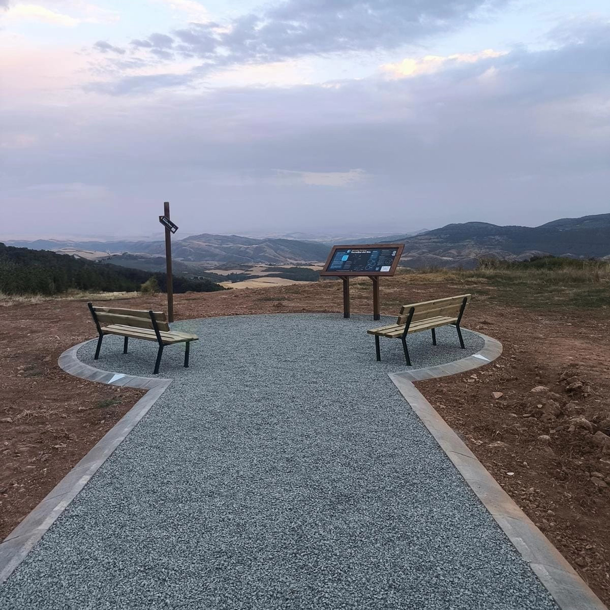Vista del Mirador Estelar en Torralba del Río